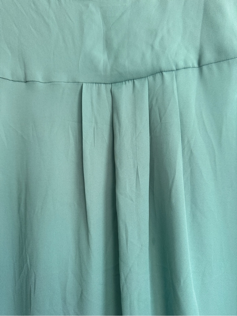 Torrid Sage Green Georgette Sleeveless Hi-Low Button Top sz 1X - Picture 4 of 8